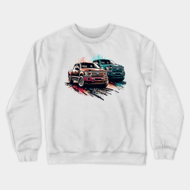 Ford F150 Crewneck Sweatshirt by Vehicles-Art